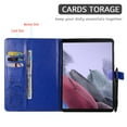 thumbnail image 2 of Galaxy Tab A7 Lite 8.7-inch T220 T225 Case,Dteck Magnetic Leather Card Holder Wallet Butterfly Pattern Kickstand Case for Samsung Tab A7 Lite 8.7" 2021 Lightweight Shockproof Cover,Blue, 2 of 5
