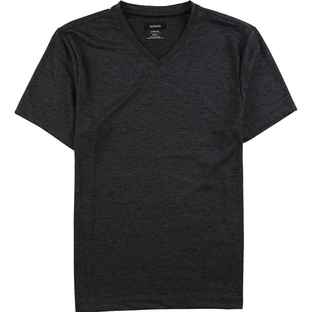 Alfani Camiseta básica de rendimiento para hombre, gris, grande