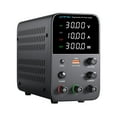 thumbnail image 5 of Adjustable DC Power Supply 30V 10A LED Lab Bench Power Source Stabilized Power Supply Voltage Regulator Switch 60V 5A ,Low-loss, 5 of 7