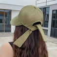 thumbnail image 4 of COCOpeaunt New Cotton Linen Baseball Cap Women Casual Visor Solid Colors Snapback Cap Summer Spring Girl Solid Color Sun Hats Hip Hop Caps, 4 of 6