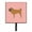 Pink, variant on Pug Checkerboard Blue Leash or Key Holder