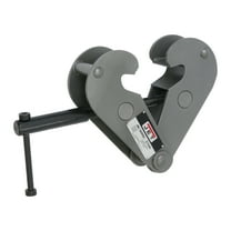 Jet 252720 Heavy Duty Steel Frame 2 Ton Up To 10-5/8 Inch Wide Beam Clamp, Black