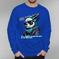 thumbnail image 3 of Men's 330g 100% Cotton Panda Pattern Dropped Shoulder Crew Neck Sweatshirt, 3 of 15