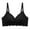 Black, variant on Wancir Bras for Women 2025 New Women's Solid Color Seamless Underwear without Steel Rims Detachable Chest Sagging Wave Pattern Bra
