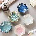 thumbnail image 6 of 2PCS Lotus Leaf Shape Ring Holder Dish, Small Key Bowl, Ceramic Trinket Tray Jewelry Dish Organizing, 6 of 7
