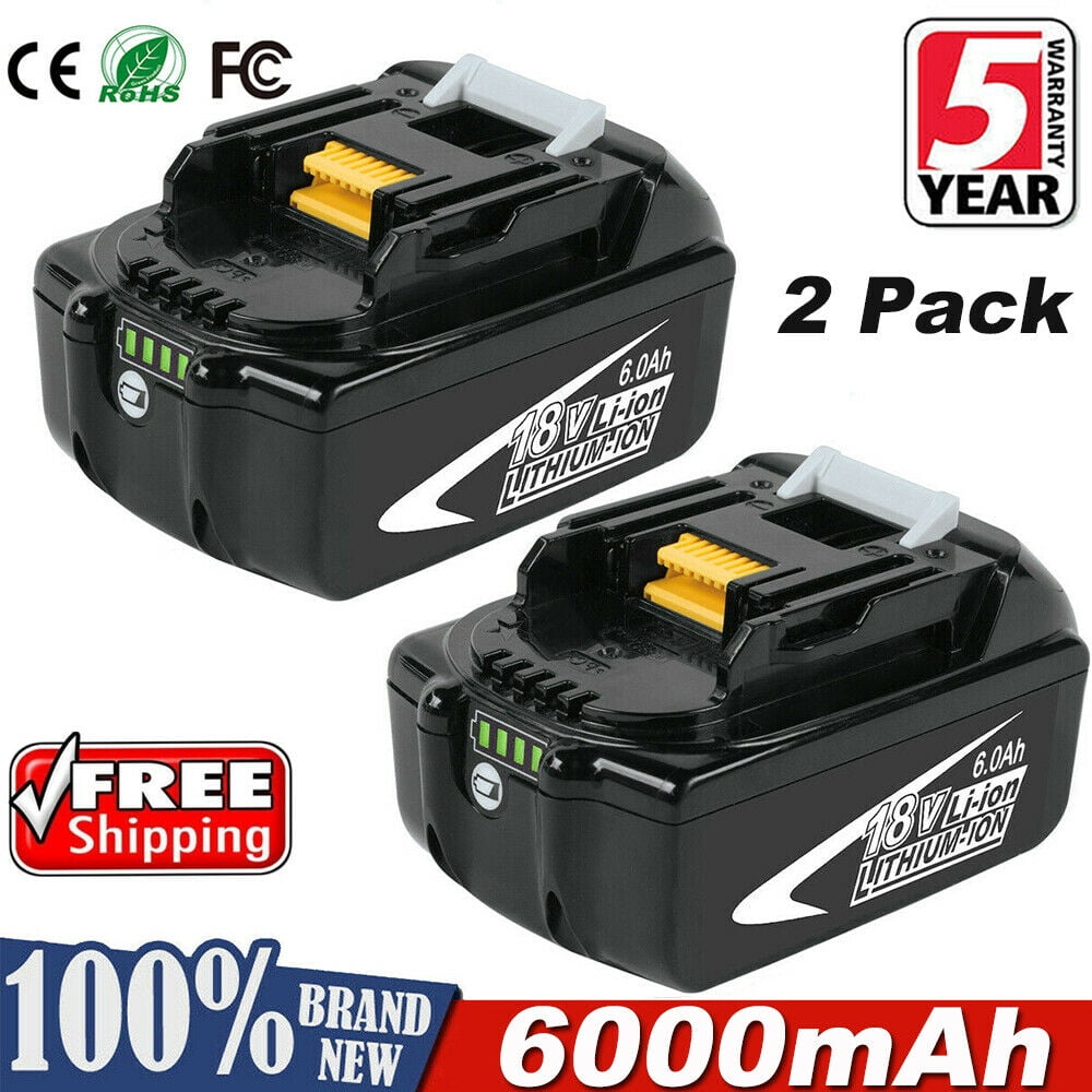 For Makita BL1850B-2 18V 5.0Ah LXT Li-Ion Compact Battery BL1860B BL1850 BL1830 