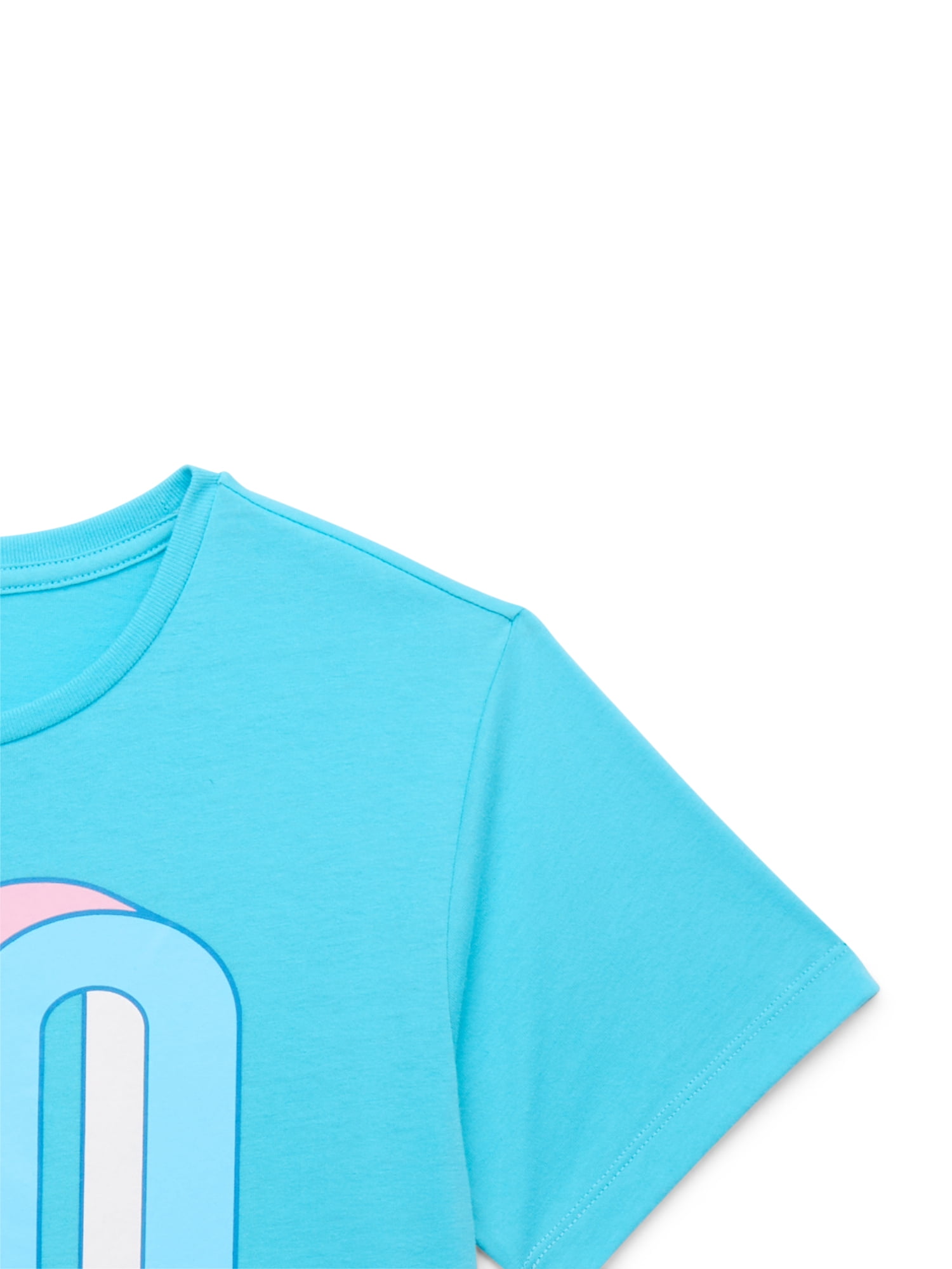 Smurfs Girls Short Sleeve Graphic T-Shirt, Sizes 4-16