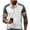 White, variant on Yiaimeir ‌Men's Semi-Zipper Casual Stand Collar Short-Sleeved Shirt Summer New‌
