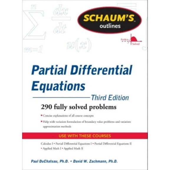 Schaum's Outline of Partial Differential Equations, (Paperback)
