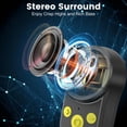 thumbnail image 2 of Altavoz Bluetooth VkingMor Mini Clip-On Portátil Amarillo, 2 of 9