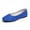 Royal Blue, variant on Woobling Ladies Walking Shoe Square Toe Flats Slip On Casual Shoes Fashion Moccasins Work Multi Colors Comfort Ballet Flat Red 8.5