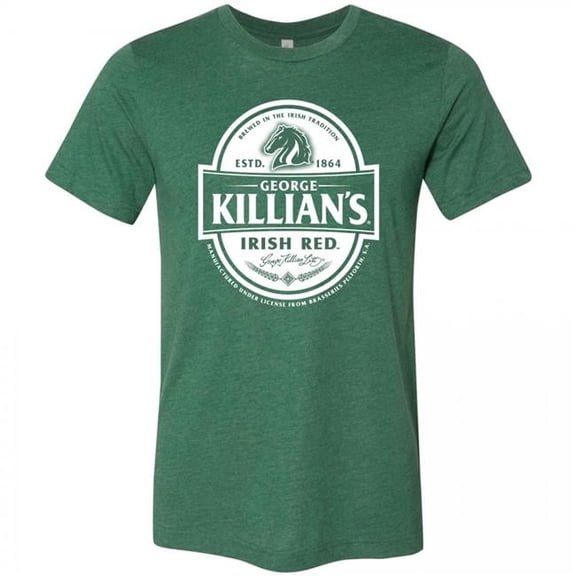 Irish Red Label St Patricks T-Shirt for Unisex, Green - 2XL