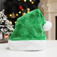 thumbnail image 5 of Gorro navideño de peluche corto rojo verde rosa azul negro gris morado adornos navideños para el hogar adornos navideños Navidad 2024, 5 of 5