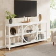 thumbnail image 3 of Tribesigns 70.9" Sofa Console Table, Extra Long Narrow Entryway Tables with 3 Tier Storage Shelves, 3 of 6
