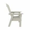 thumbnail image 3 of WestinTrends Dylan Adirondack Patio Dining Set for 4, All Weather Poly Lumber Outdoor Table and Chairs Set of 4, 43" Trestle Square Dining Table and Seashell Adirondack Dining Chair, Sand, 3 of 7