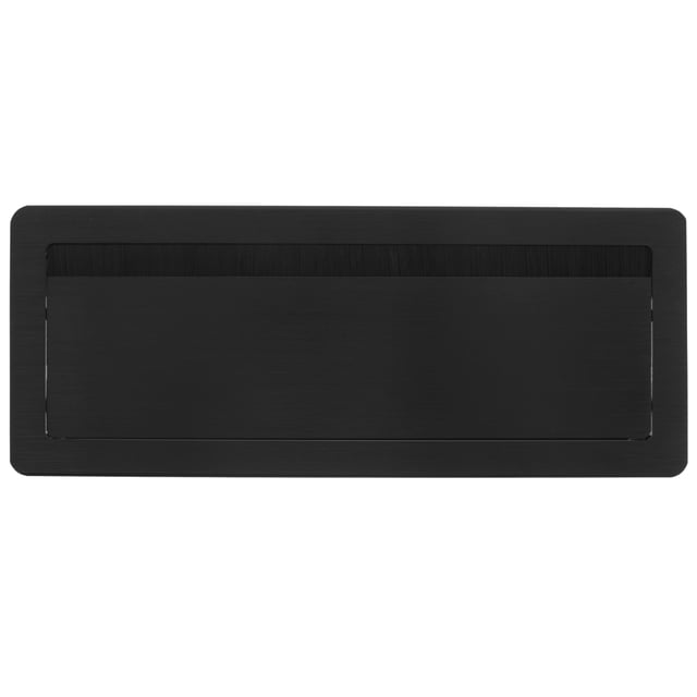 MasteelfCA Wire Grommet Metal Rectangle Wire Cable Grommet Hole Cover for Computer Desk Table