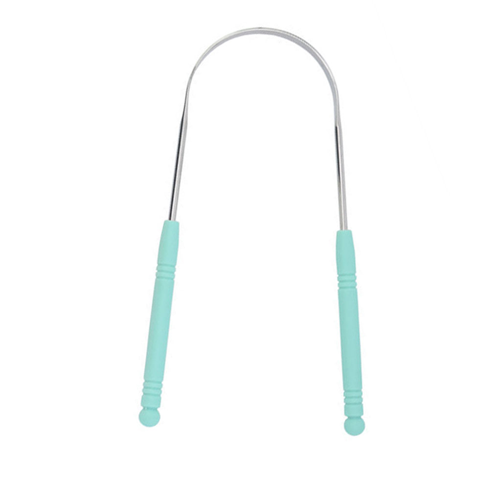Outdoorline Tongue Scraper Stainless Steel Fresh Breath Cleaning Coated