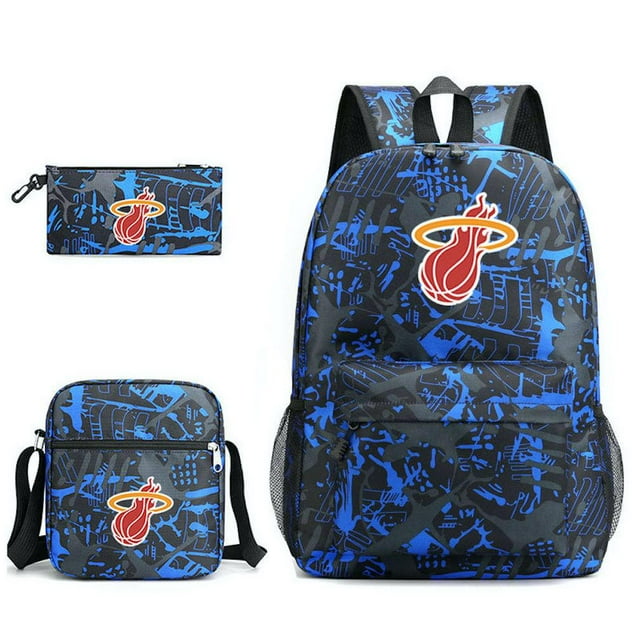 Juego de mochilas escolares Miami Heat Basketball Star, 3 piezas, para niños
