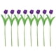 thumbnail image 1 of 8 tulipanes artificiales de poliuretano de tacto real, arreglo floral, decoración de ramo., 1 of 6
