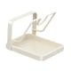 thumbnail image 4 of Estante de almacenamiento para tapas de ollas, soporte para tapas de ollas con bandeja de goteo, bandeja multifuncional para utensilios Blanco lechoso de 1 nivel, 4 of 9