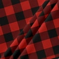 thumbnail image 5 of Red Black Plaid Bear Round Tablecloth 60 Inch - Waterproof Fabric Table Cloth Protector, Forest Wild Bear Silhouette Tablecloths Washable Table Cover for Kitchen Banquet Coffee Table Outdoor Party, 5 of 6