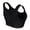 black, variant on Multicolor Full Coverage Wirefree Push Up Sports Bra Padded Yoga Vest Style Bra Collect Underarm Fat Shaping Workout Lingerie