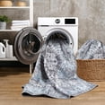 thumbnail image 5 of GLN Rugs Memphis - Indoor, Machine Washable Area Rug 2'x3' Turkish Ice Blue/Gray Home Carpet, 5 of 8