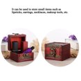 thumbnail image 4 of Caja de almacenamiento de escritorio ANGGREK Madera Aleación Color rojo cinabrio, 4 of 8