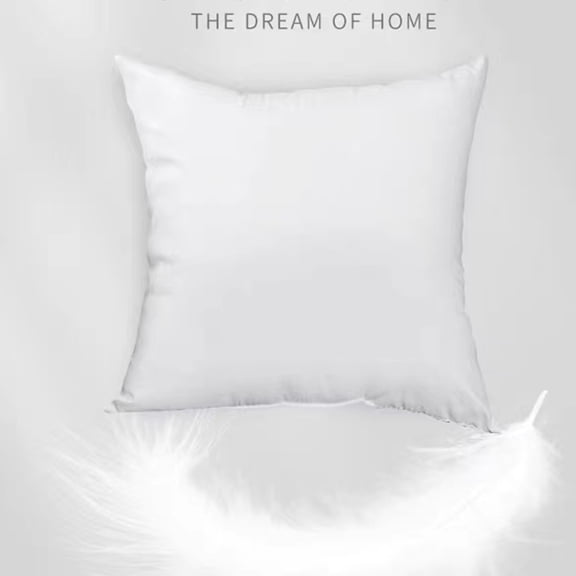 Pillow Inserts, Hypoallergenic 100% Virgin Fiber Square Form Decorative Throw Pillow Inserts, Couch Bed Pillows - 18 inches