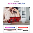 thumbnail image 3 of Allytech Google Pixel 6 Pro Case, Pixel 6 Pro Case with Stand Ring Holder, Heavy Duty Protection Shockproof Anti-scratch Kickstand Defender Bumper Case Cover for Google Pixel 6 Pro, Red, 3 of 6