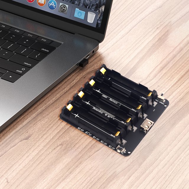 Soporte de batería 18650, módulo de protección de batería de litio de dos voltajes para Raspberry Pi