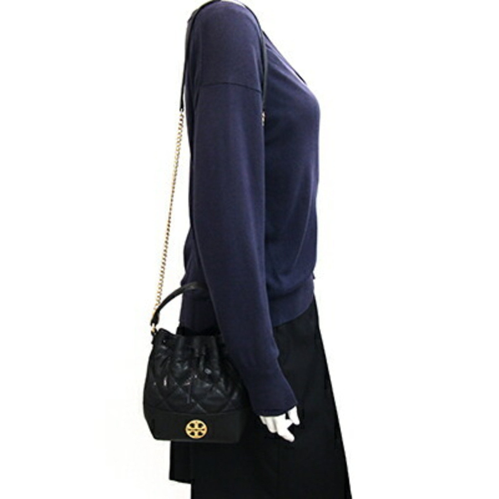 Pre-Owned Tory Burch Shoulder Bag Willa Mini Bucket 87869