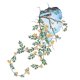 thumbnail image 2 of 1 Sheet Tree Wall Decals Wall Sticker Hanging Vine Floral Wall Sticker Bedroom Living Room Wall Decor, 2 of 4