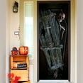 thumbnail image 2 of Halloween Door Cover, Halloween Decorations, Scary Skeleton Coffin ANT212D - 36" x 80", 2 of 5
