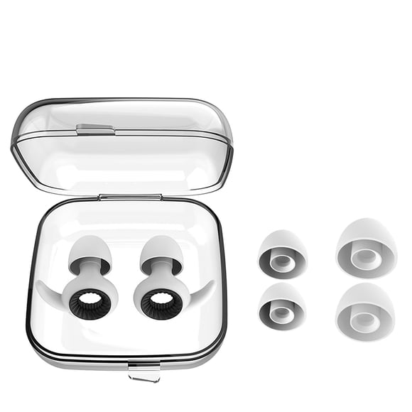 Bouchons d'Oreilles en Silicone de Qualité Supérieure pour Dormir, Réduction du Bruit, Bouchons d'Oreilles pour Ronflement, Natation et Étude Silencieuse, Doux, Confortables, Réutilisables