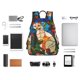 thumbnail image 4 of Fotbe Stained Glass Cat Art Mochila Ligera para Hombres y Mujeres - Duradera y Resistente al Agua, Ideal para Escuela, Trabajo, Viajes y Uso Diario, 4 of 7