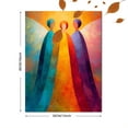 thumbnail image 3 of Qisvanset Abstract Three Angels Canvas Wall Art 15.75x11.81 Inches, 3 of 8