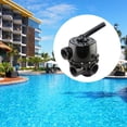 thumbnail image 4 of Válvula de filtro de arena para piscina,Válvula de filtro de arena de 6 posiciones para piscinas elevadas,Accesorios para spa con válvula de bomba de filtro de arena de 6 2 pulgadas negro, 4 of 7