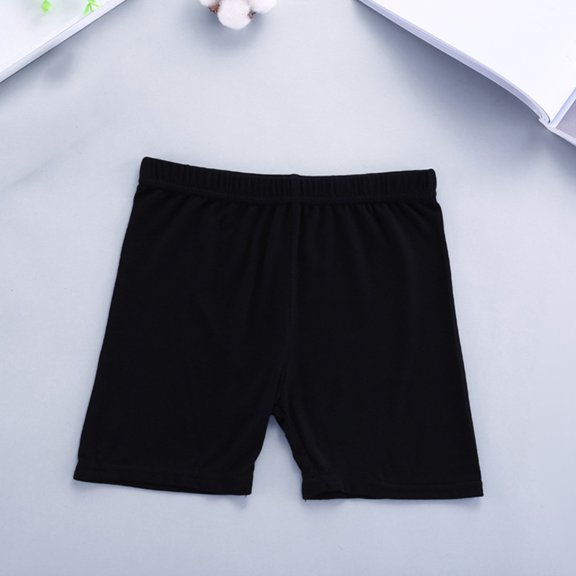 Girl Pants Size 5-6Y Kids Modesty Lining Elastic Shorts Solid Breathable