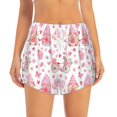 thumbnail image 2 of Lsque gnome couple Printed Women's Running Shorts with Liner Pockets,Elastic Quick Dry Workout Athletic Gym Yoga Shorts,Womens High Waist Shorts-Large, 2 of 7
