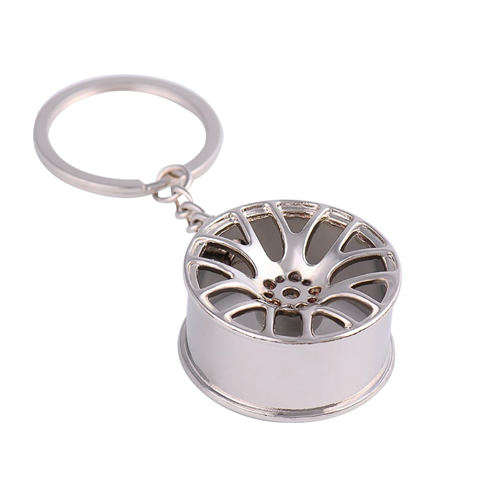 Creative Metal Alloy Keyfob Car Keyring Unisex Keychain Compass Key Chain Ring