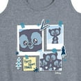 thumbnail image 3 of Disney Brave - Harris, Hubbert & Hamish - Women's Racerback Tank Top, 3 of 5