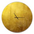 thumbnail image 1 of Designart Horloge Murale Moderne 'Gold Texture', 1 of 2
