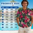 thumbnail image 4 of Psesaysky Hawaii Red Hibiscus Palm Midi Dress for Women Summer Aloha Shirts for Men Husband and Wife Matching Clothes Couple Party Outfits Sets Flared Tunic Dress Mens T Shirt for Beach, 4 of 7