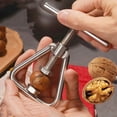 thumbnail image 5 of Bexikou Nut Cracker Tool,Stainless Steel Pecan Cracker Nutcracker Tool,Heavy Duty for All Nuts,Black Walnut, Macadamia Nuts, Hazelnut, Almonds,Pecan,Walnuts, 5 of 5