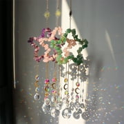 Decorative Sparkling Suncatcher Pendant - Novelty Rainbow Maker Hanging Wind Chime - Home Decor
