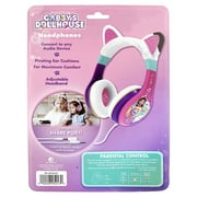 Gabbys Dollhouse Wired Headphones with Share Port and Parental Volume Limiter to Protect Sensitive Hearing.