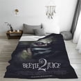 thumbnail image 4 of Beetlejuice Beetlejuice Blanket Super Soft Cozy Throw Blanket Fuzzy Comfy Flannel Blanket Warm Plush Blankets For Couch, Sofa, Bed 50"X40", 4 of 8