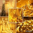 thumbnail image 2 of Luces de navidad serie 300 led cálida efecto snow ball alta densidad Decoración luces Navideñas eventos bodas LED christmas string cluster lights waterproof 8 modos uso temporizado, 2 of 6