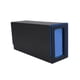 thumbnail image 2 of Caja para guardar 40 cartas de juego, ligera y multiusos. Negro Azul, 2 of 8